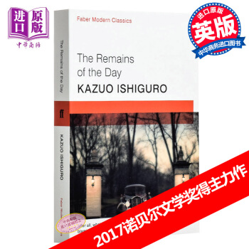【中商原版】石黑一雄 長日留痕 英文原版 The Remains of the Day 2017 pdf epub mobi 電子書 下載