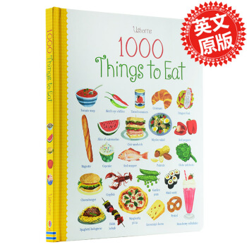 1000种食物 英文原版 1000 Things To Eat认知识物 英文启蒙早教 英文食物单词书 pdf epub mobi 电子书 下载