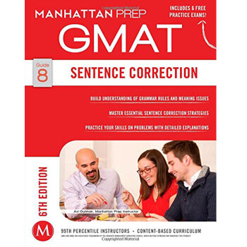 【中商原版】GMAT句子改錯指南第六版 英文原版GMAT Sentence Correction pdf epub mobi 電子書 下載