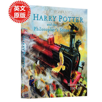 【中商原版】哈利波特与魔法石 精装进口收藏级全彩图册 哈利波特1 英文原版 铜版纸印刷 JK罗琳 pdf epub mobi 电子书 下载