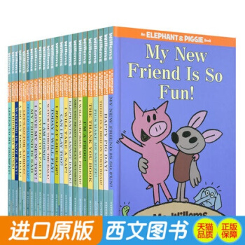 英文原版书 Elephant and Piggie 小猪小象25本 名家吴敏兰推荐进口正版 pdf epub mobi 电子书 下载