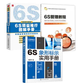 附光盤 6S精益推行圖解手冊+6S象形標示實用手冊+6S管理教程圖解6s精益管理書 pdf epub mobi 電子書 下載