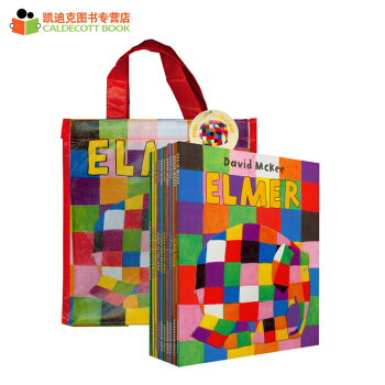 英文原版繪本 Elmer 艾瑪大象花格子大象10冊袋裝5-7歲# pdf epub mobi 電子書 下載