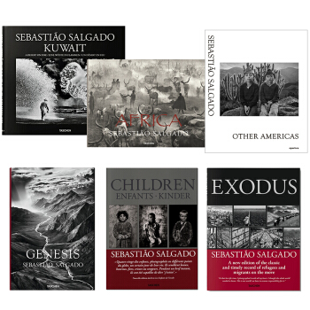 包邮！萨尔加多摄影套装 创世纪+非洲+科威特战火中的荒漠+其他美洲国家+难民小孩+流离【6本】英文 pdf epub mobi 电子书 下载