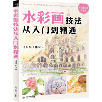 正版 水彩画技法从入门到精通 飞乐鸟工作室 水彩绘画教程图书 实用绘画新手入门自学教材