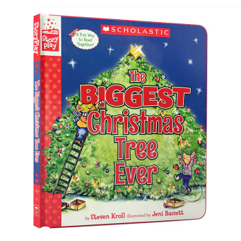 【中商原版】学乐故事角色扮演互动书The Biggest Christmas Tree Ever pdf epub mobi 电子书 下载