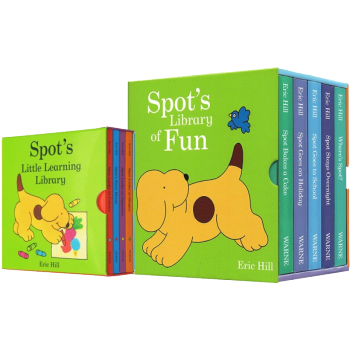 Where's Spot 小玻在哪裏5冊+小玻的小小圖書館4冊 兒童英語啓濛繪本 英文原版 pdf epub mobi 電子書 下載