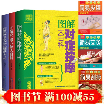 【6冊】圖解經絡穴位大百科+對癥按摩大百科+按摩艾灸颳痧拔罐敷貼大百科+簡易艾灸祛病速查 pdf epub mobi 電子書 下載