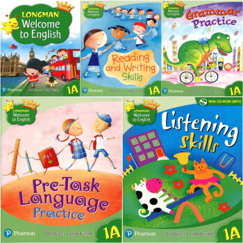 Gold Longman Welcome to English 1A 套装 不含学生CD 学生用书+练习册 套装 pdf epub mobi 电子书 下载