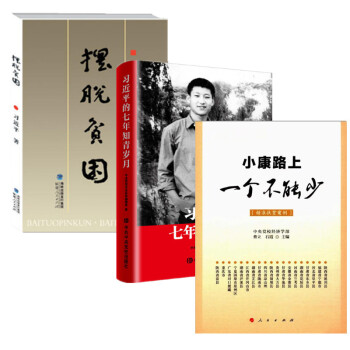 3册 小康路上一个不能少（精准扶贫案例）+摆脱贫困+习近平的七年知青岁月 pdf epub mobi 电子书 下载