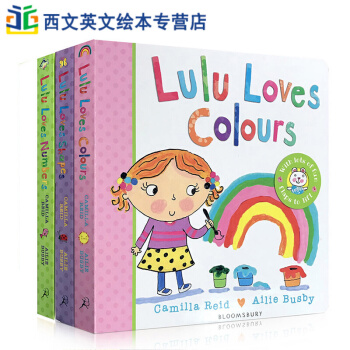 英文原版 Lulu Loves Shapes/color 紙闆翻翻書0-3歲 露露3冊 pdf epub mobi 電子書 下載