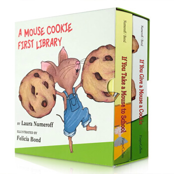 英文原版If You Give a Mouse Cookie 2册廖彩杏绘本纸板书 pdf epub mobi 电子书 下载
