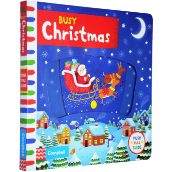 busy係列 英文原版啓濛 Busy Christmas 聖誕紙闆機關 操作 活動 書 pdf epub mobi 電子書 下載