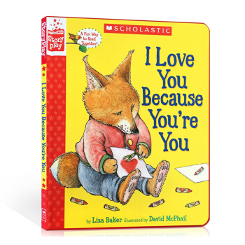 【中商原版】I Love You Because You're You學樂故事角色扮演互動書