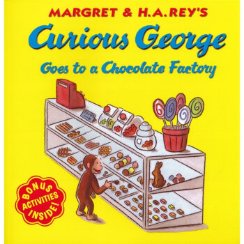Curious George Goes to a Chocolate Factory 好奇的乔治去巧克力工厂 [平装] [5岁及以上] pdf epub mobi 电子书 下载