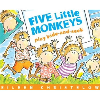 Five Little Monkeys Play Hide-and-Seek 五隻小猴子玩捉迷藏 英文原版 [平裝] [4-8歲] pdf epub mobi 電子書 下載