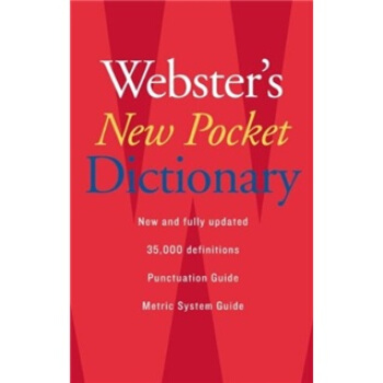 Webster's New Pocket Dictionary 新韋氏口袋詞典 英文原版 [平裝] pdf epub mobi 電子書 下載