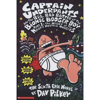 The Night of the Nasty Nostril Nuggets 內褲超人大戰鼻涕金剛1：討厭的鼻孔掘金之夜 英文原版 [平裝] [6-11歲] pdf epub mobi 電子書 下載