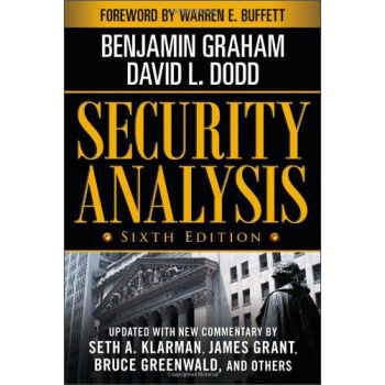 Security Analysis 证券分析 英文原版 [平装] [证券分析：第6版：双语版：英汉对照] pdf epub mobi 电子书 下载