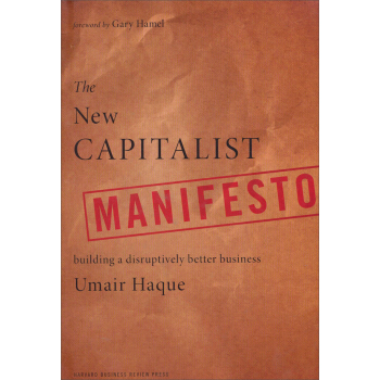 The New Capitalist Manifesto: Building a Disruptively Better Business 新资本论 [平装] pdf epub mobi 电子书 下载