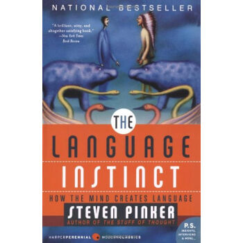 The Language Instinct: How the Mind Creates Language语言本能：大脑如何创造语言 英文原版 [平装] pdf epub mobi 下载