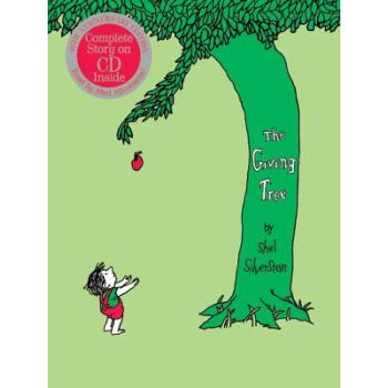 The Giving Tree 40th Anniversary Edition Book (with CD) 爱心树，40周年纪念版 [精装] [1岁及以上] pdf epub mobi 电子书 下载