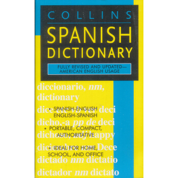 Collins Spanish Dictionary 柯林斯西班牙语字典 英文原版 [平装] pdf epub mobi 下载
