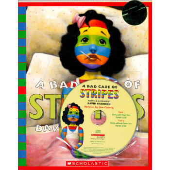 A Bad Case of Stripes (Book + CD) 糟糕，身上长条纹(书＋CD) [平装] [4-8岁] pdf epub mobi 电子书 下载
