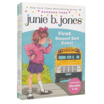 Junie B. Jones's First Boxed Set Ever! (Books 1-4) 硃尼·瓊斯係列1-4套 英文原版 [平裝] [6-9歲] pdf epub mobi 電子書 下載