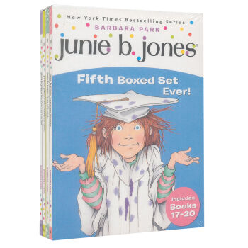 Junie B. Jones Fifth Boxed Set Ever! (Books 17-20)[硃尼·瓊斯係列17-20套裝] [平裝] [6-9歲] pdf epub mobi 電子書 下載
