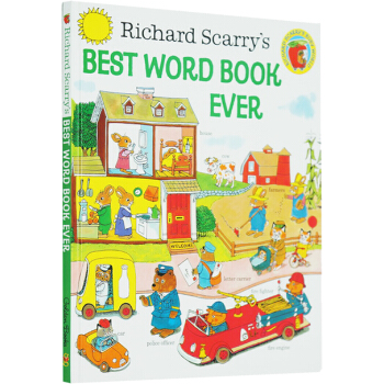 Richard Scarry's Best Word Book Ever (Giant Golden Book)斯凱瑞：最棒的單詞書 英文原版 [精裝] [3-7歲] pdf epub mobi 電子書 下載