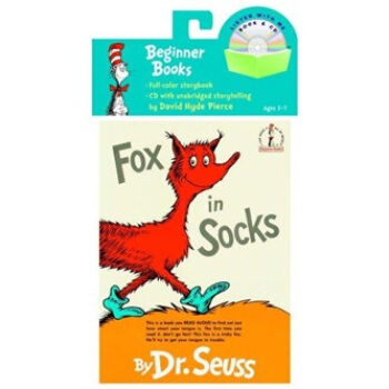 Fox In Socks (Book + CD) 英文原版 [平装] [3岁及以上] pdf epub mobi 电子书 下载