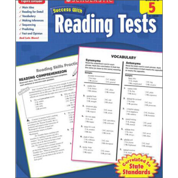 Scholastic Success with Reading Tests: Grade 5學樂成功係列練習冊：五年級閱讀測驗 英文原版 [平裝] [10歲及以上] pdf epub mobi 電子書 下載