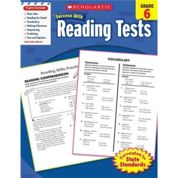 Scholastic Success with Reading Tests: Grade 6 [平裝] [11歲及以上] pdf epub mobi 電子書 下載