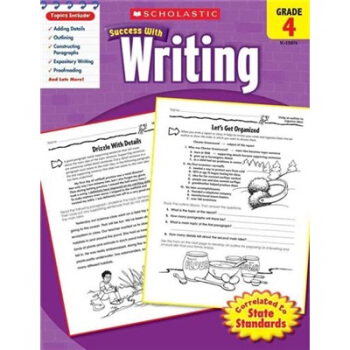 Scholastic Success with Writing: Grade 4平裝 學樂成功係列練習冊：四年級寫作 [平裝] [9歲及以上] pdf epub mobi 電子書 下載
