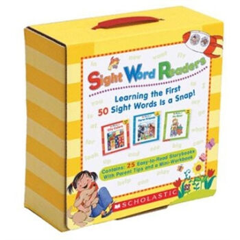 Sight Word Readers Boxed Set: Learning the First 50 Sight Words Is a Snap!视觉单词套装 英文原版 [平装] [4-6岁] pdf epub mobi 电子书 下载