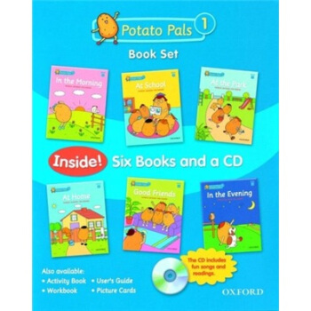 Potato Pals 1: Reader Set (Book+CD)[马铃薯朋友1 附CD读物套装] 英文原版 [平装] pdf epub mobi 电子书 下载