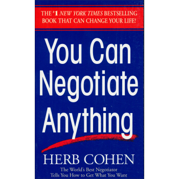 You Can Negotiate Anything 学会谈判 英文原版 [平装] pdf epub mobi 电子书 下载