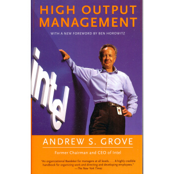 High-Output Management 英文原版 [平裝] pdf epub mobi 電子書 下載