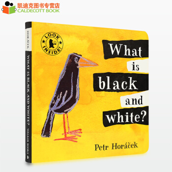 名家Petr Horacek经典异形纸板书What is Black and White pdf epub mobi 电子书 下载
