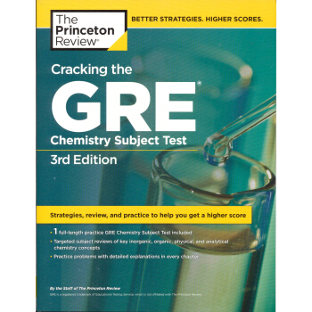 Cracking the GRE Chemistry Test， 3rd Edition (Graduate School Test Preparation) 英文原版 [平装] pdf epub mobi 电子书 下载