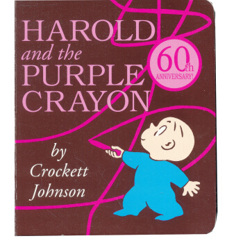 Harold and the Purple Crayon Board Book 哈罗德和紫色蜡笔(纸板书) [精装] pdf epub mobi 电子书 下载