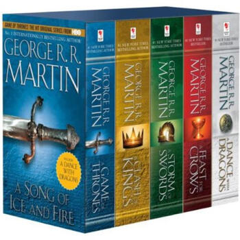 A Song of Ice and Fire, Books 1-5冰與火之歌套裝 英文原版 [平裝] pdf epub mobi 電子書 下載