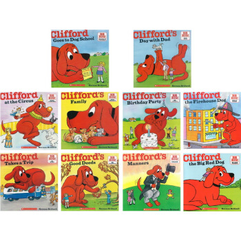 Clifford's Big Red Box, 50th Anniversary Pack (10 Book Set) 大紅狗五十周年紀念套裝(共10冊) 英文原版 [平裝] [8-12歲] pdf epub mobi 電子書 下載