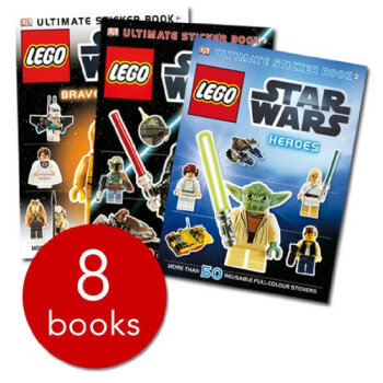 Lego Star Wars Sticker Book Collection 8 Books (50 Stickers In Each Book) 樂高星戰貼紙書全集 英文原版 [平裝] pdf epub mobi 電子書 下載