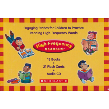 High-Frequency Readers Boxed Set (18Books + 21Flash Cards + Audio CD)幼儿阶段高频词读本套装 [平装] pdf epub mobi 电子书 下载