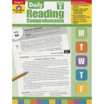 Daily Reading Comprehension, Grade 8 [平装] pdf epub mobi 电子书 下载