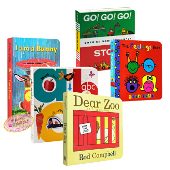 婴幼英文启蒙书5册 英文原版 Dear Zoo亲爱的动物园 I Am a Bunny我是一只兔子 pdf epub mobi 电子书 下载