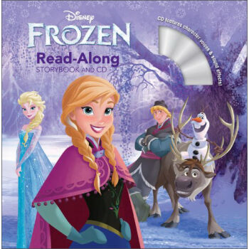 Frozen Read-Along Storybook and CD 冰雪奇缘(书+CD) 英文原版 [平装] [3-5岁] pdf epub mobi 电子书 下载