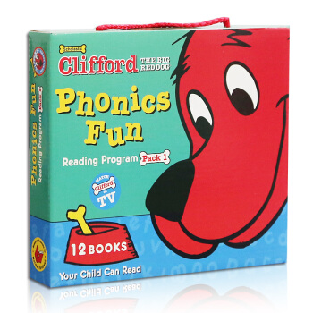 Clifford Phonics Fun Box Set #1 大红狗趣味自然拼读套装1，附CD 英文原版 [平装] [4岁及以上] pdf epub mobi 电子书 下载